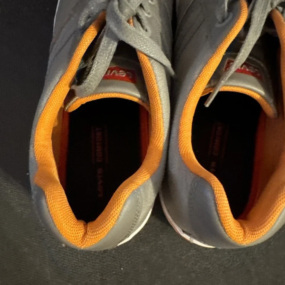Levi's Mens Sneakers Size12 Gray / Orange